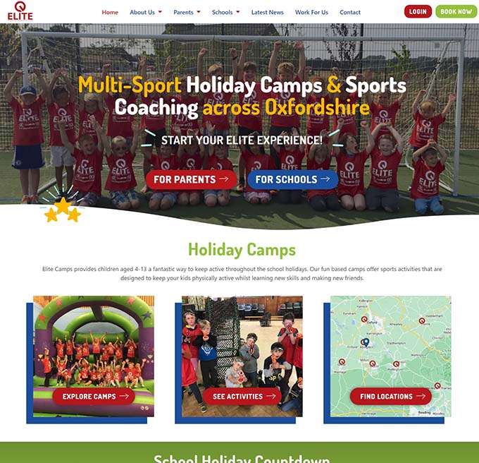 Elite Youth Sports Homepage
